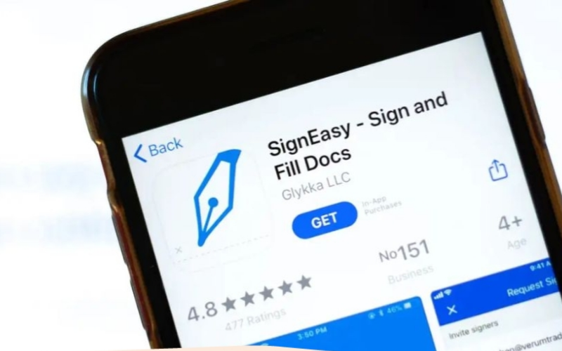 Phần mềm tạo chữ ký Signeasy